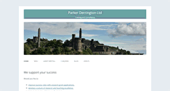 Desktop Screenshot of parkerderrington.com